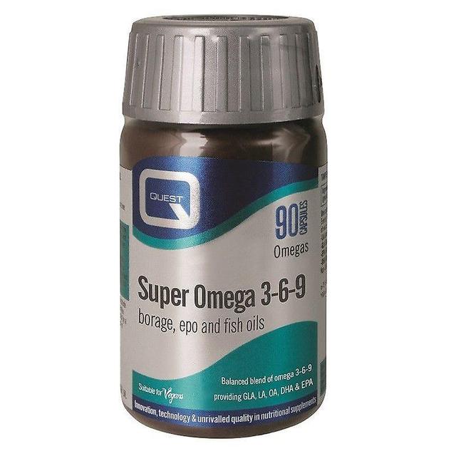 Quest Vitamins Super Omega 3-6-9 Caps 90 (601554) on Productcaster.