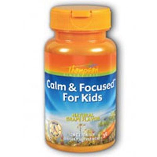 Thompson Calm and Focused For Kids Grape, 30 Chewables (Pack of 3) on Productcaster.