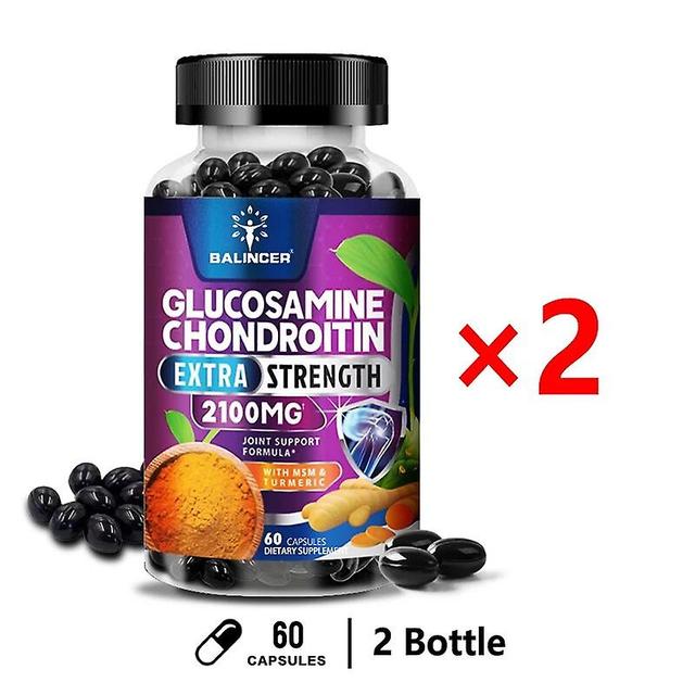 Visgaler Glukozamín chondroitín na podporu kĺbov flexibilita, pevnosť, mazanie a pohodlie, podpora zdravotného komplexu 2 bottle on Productcaster.