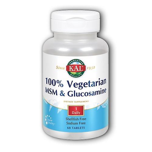 Kal 100% Vegetarisk MSM &glucosamin, 60 faner (Pakke med 3) on Productcaster.