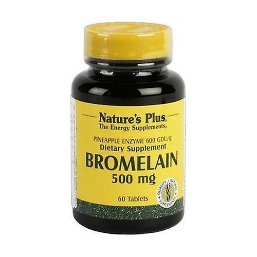 Nature's Plus Bromelain 60 tablets of 500mg on Productcaster.