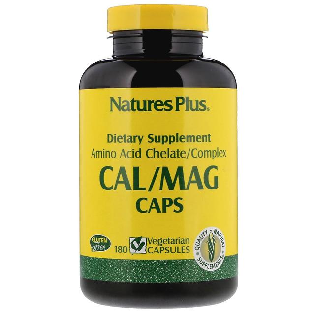 Nature's Plus, Cal/ Mag Caps, 180 Vegetarian Capsules on Productcaster.