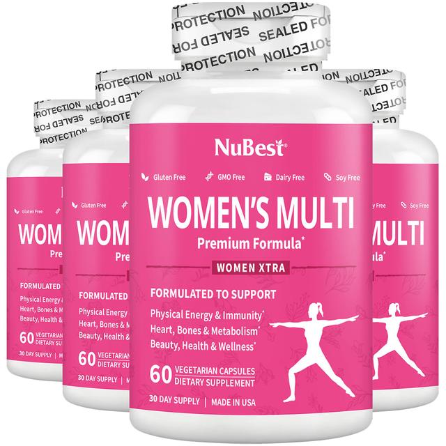 NuBest Women's Multi, Women Xtra, Immunity, Energy & Beauty Formula, 60 Vegan Capsules on Productcaster.