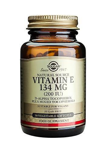 Solgar Vitamin E 134 mg (200 IU) Vegetarian Softgels, 50 on Productcaster.