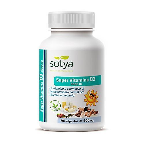 Sotya super vitamin D3 90 capsules of 400g on Productcaster.