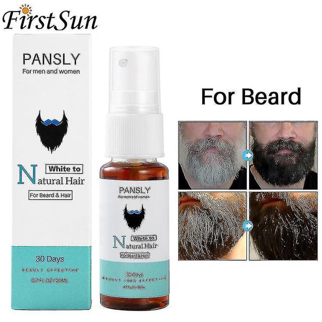 Pansly Herb Grey White Hair Spray Liquid Treament Oil Turns Natural Black Nutrition In 30 Days No Side Effects on Productcaster.