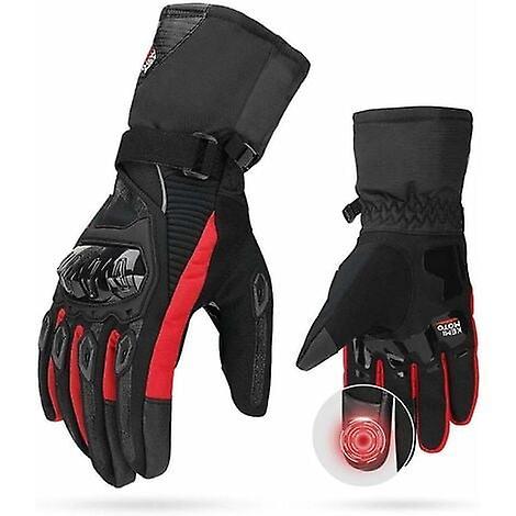 MCIN Gants de Moto Hiver Homologués, Gants à Trois Doigts Écran Tactile Imperméable, Protection Legère et on Productcaster.