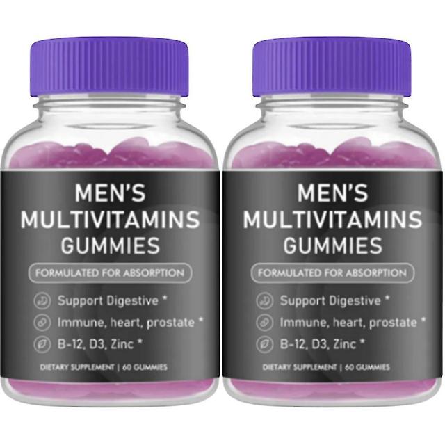 Vegan Immune Support Multivitamin Supplement With Vitamins A, C, D3, E, B6, B12 For Energy Support Men's Multivitamin 2PCS on Productcaster.