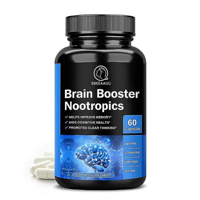 100mg fosfatidylserínová kapsula Brain Booster Nootropiká zlepšujú pamäť a zameranie Inteligentnejší doplnok zdravia mozgu 60pcs on Productcaster.