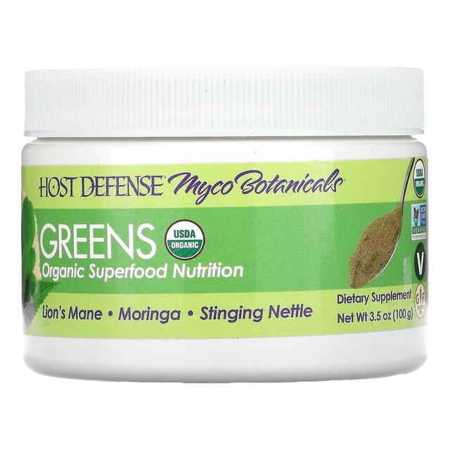 Fungi Perfecti Host Defense, Myco Botanicals, Greens, 3.5 oz (100 g) on Productcaster.