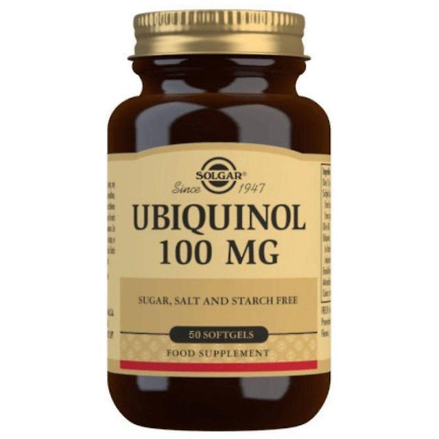 Solgar Ubiquinol 100mg (Reduced CoQ-10) softgels 50 (12524710) on Productcaster.