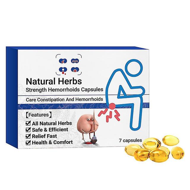 Cloud Xiang 7pcs Natural Herbal Hemorrhoids Capsule Relief Itching Hemorrhoid Treat Solution For Hemorrhoid Patients on Productcaster.