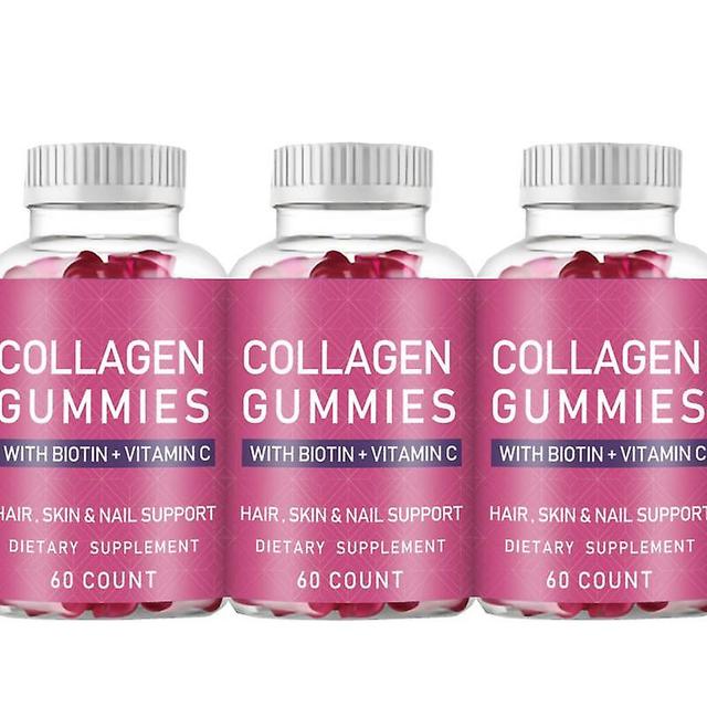 Biotin Supplement Kollagen Gummies Vitaminer C E Kosttilskud 3pcs on Productcaster.