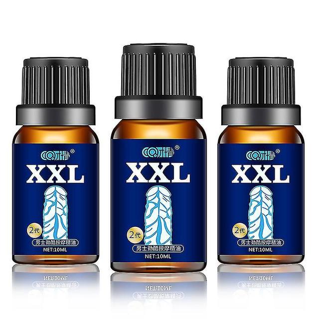 Bilking 3pcs Men Xxl Penile Enlargement Essential Oil Aphrodisiac Massage Sex Products on Productcaster.