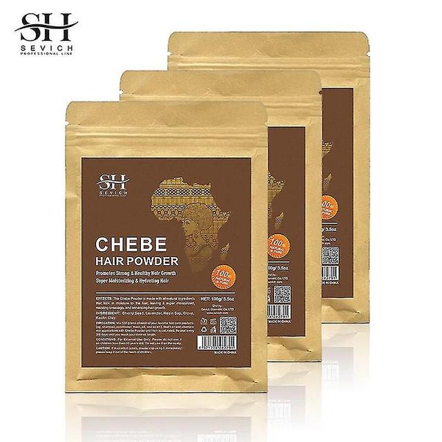 Mike Africa Chad Chebe in polvere 100% naturale Super Fast Hair Regrowth Anti Hair Break Ingredienti locali con artigianato moderno 100g 3 pacchetti on Productcaster.