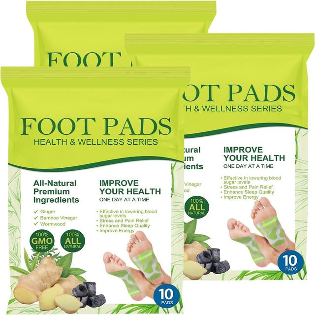 Haobuy Ginger Foot Pads for Better Sleep, Detox Foot Patches, Bamboo Vinegar Herbal Foot Pads for Pain Relief, Natural Herbs Deep Cleansing Foot Pa... on Productcaster.