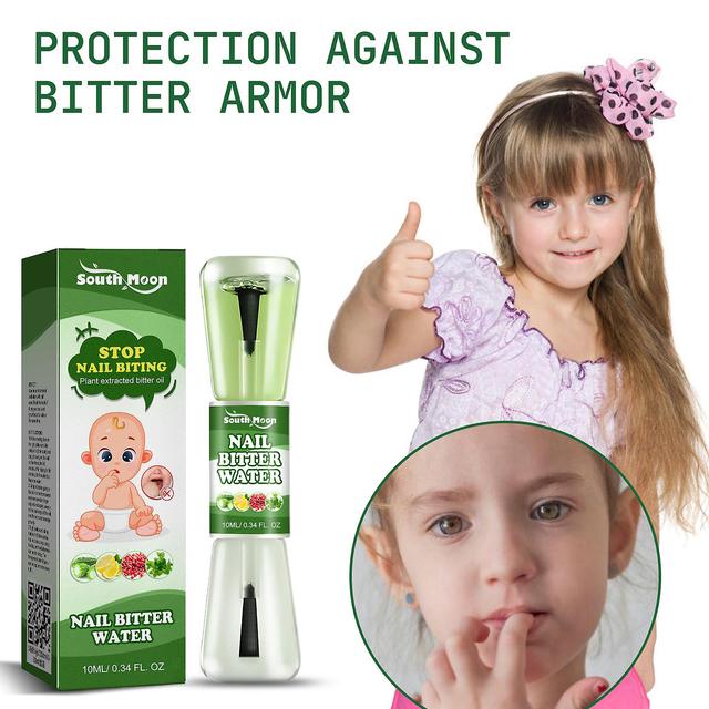 South Moon Beschermende Bittere Nagel Water Kinderen Beschermende Anti-Vingernagel Eten Baby Bittere Agent 10ml box on Productcaster.