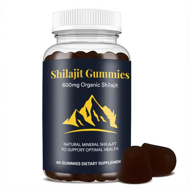 Zjrui Shilajit Gummies, 600mg Organic Shilajit Gummies with 85+ Trace Minerals & Fulvic Acid, Pure Himalayan Shilajit Supplement For Energy 60 Gummies on Productcaster.