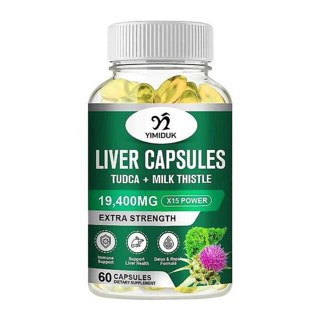 Vorallme Liver Cleanse Detox Nahrungsergänzungsmittel mit Mariendistel unterstützt eine gesunde Leberfunktion Männer und Frauen 120 Kapseln stärken... on Productcaster.