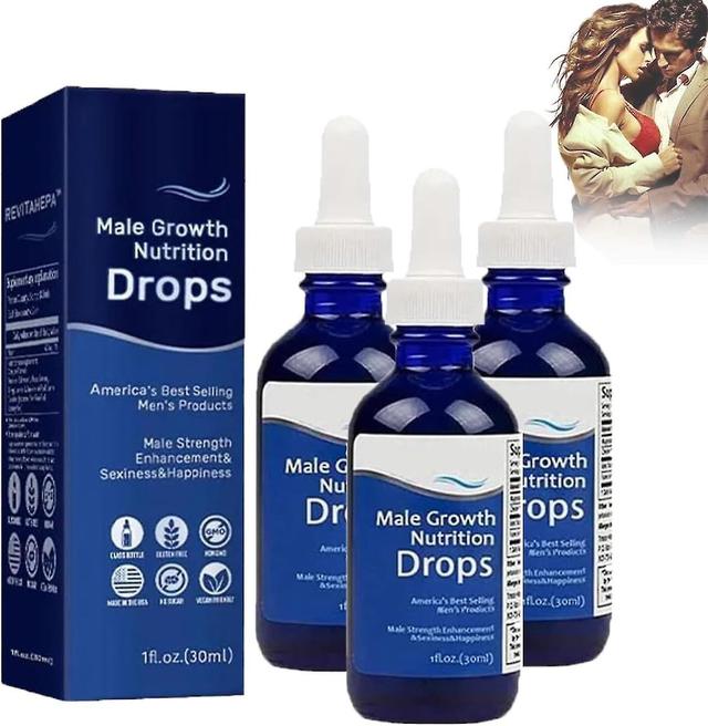 Xytnv Revitahepa Male Growth Nutrition Drops, Complex Men's Drops, Super-Potent, New, 30ml Complex Mens Drops Blue Direction Benefit Drops for Men ... on Productcaster.