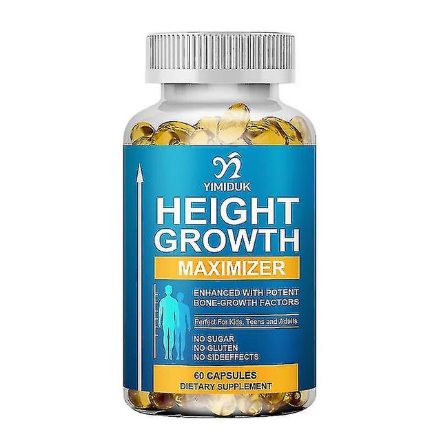 OEMG Height Growth Capsules Maximizer Promote Bone Growth And Health Calcium Vitamins Get Taller Supplement 1 Bottles on Productcaster.