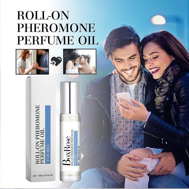 Valentine's Day Roll-On Pheromone Perfume Oil, Rose Phero Perfume Oil, Roll On Perfume Oil, Rose Phero Perfume, Long Lasting Phero Attraction Perfu... on Productcaster.