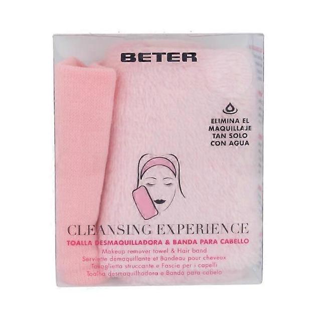 Beter luxury cleansing set: makeup remover towel & hair band on Productcaster.