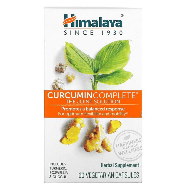 Himalaya Himalaja, kurkumiini täydellinen, yhteinen liuos, 60 kasvissyöjäkapselia on Productcaster.