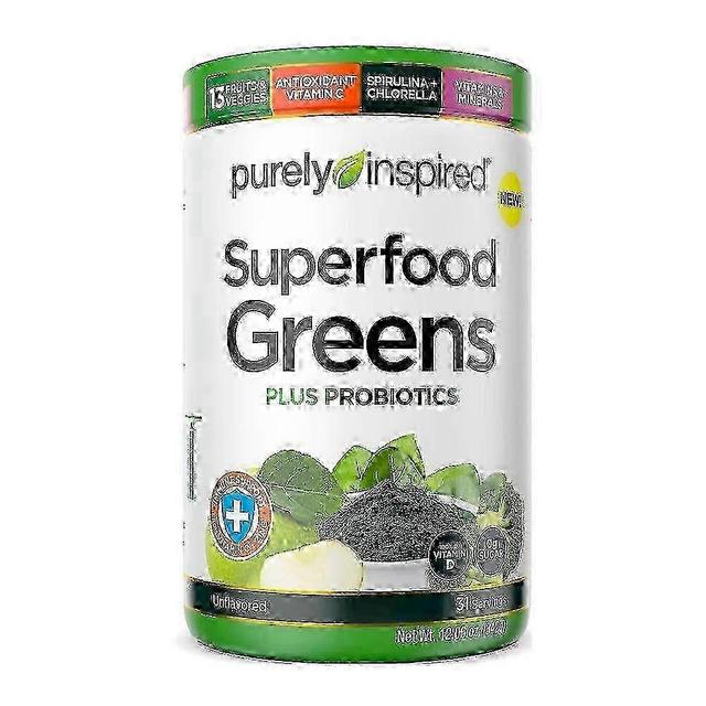 Purely inspired superfood greens + probiotics, unflavored, 12 oz on Productcaster.