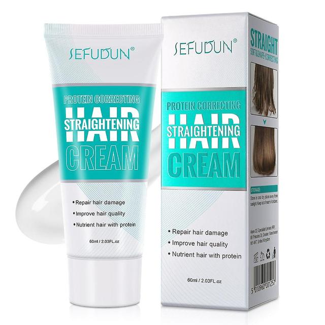 Sefudun Women Protein Correcting Hair Straightening Cream Replenish Hair on Productcaster.