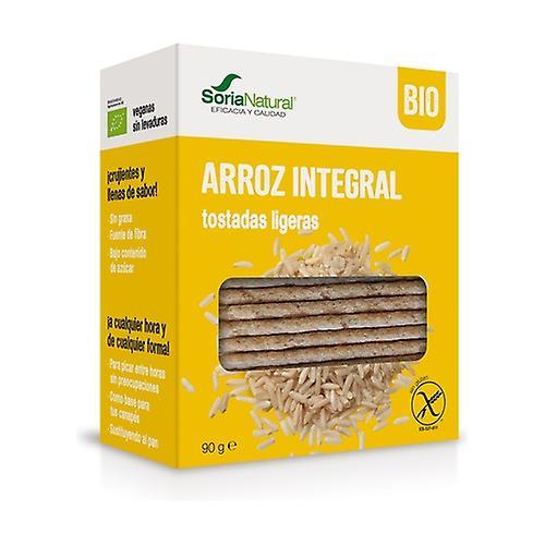 Soria Natural Brown Rice Light Toasts 90 g on Productcaster.