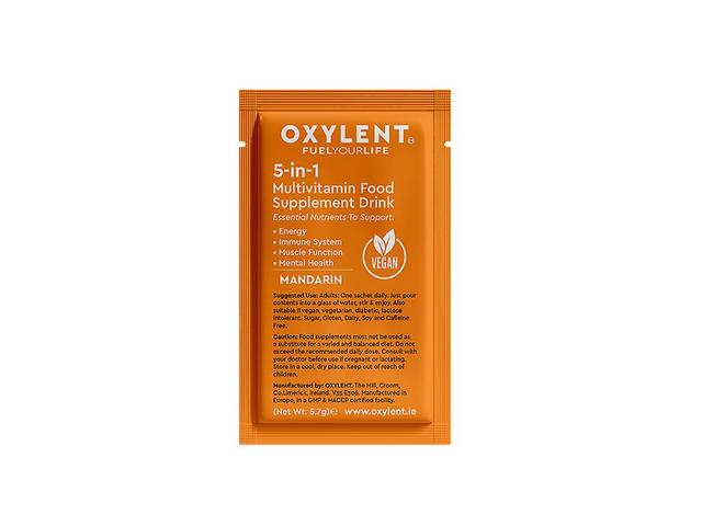 Oxylent 5-in-1 multivitamin food supplement drink mandarin 30's on Productcaster.