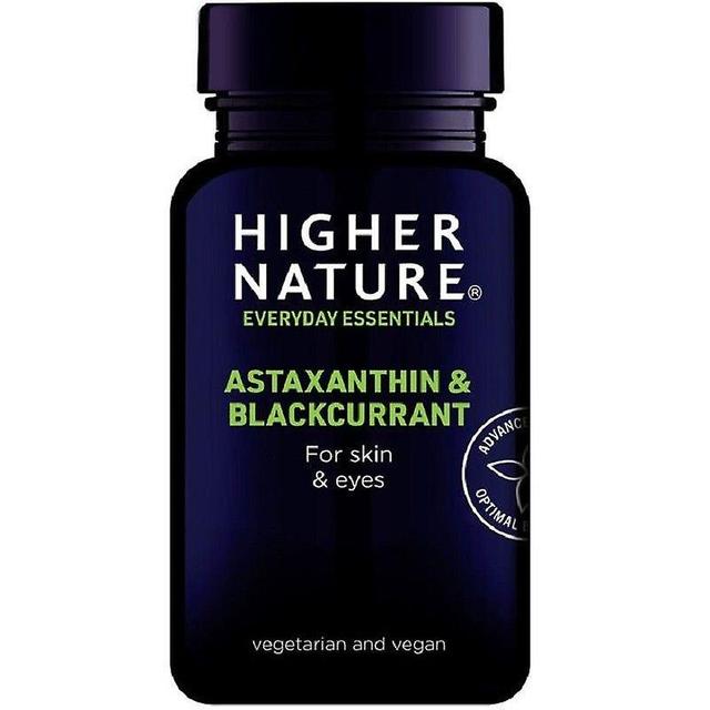 Higher Nature Astaxanthin & Blackcurrant Vegetable Capsules 90 (AST090) on Productcaster.