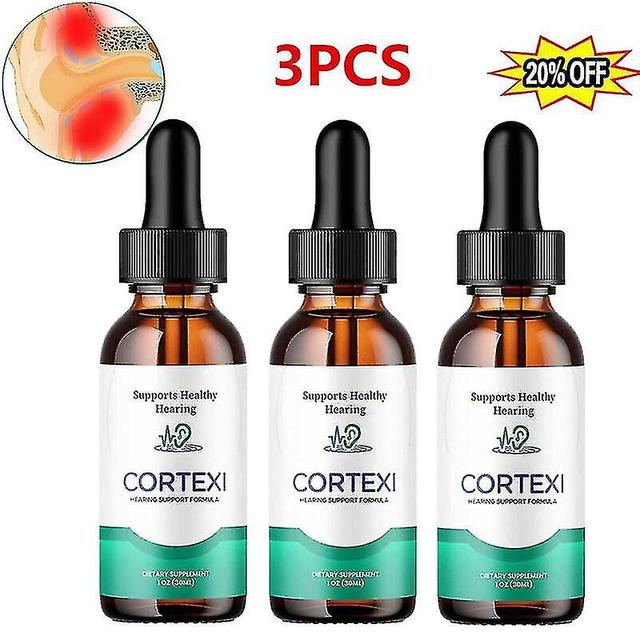 Cosmetics 1-10pack Cortexi Drops For Ear Health Hearing Support Healthy Eardrum 1oz on Productcaster.