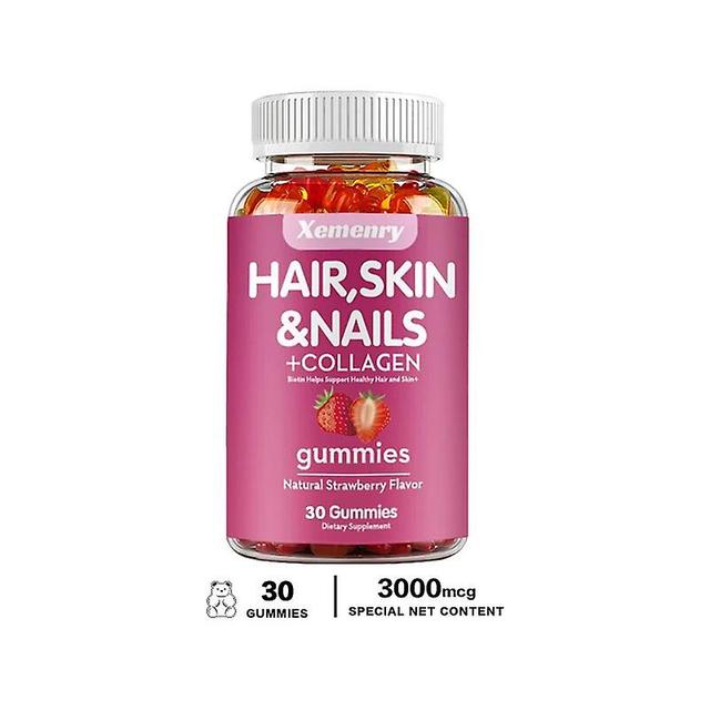 Vorallme Natural Biotina Gummies - Suporta Cabelo, Pele, Unhas e Colágeno 30 Gummies on Productcaster.