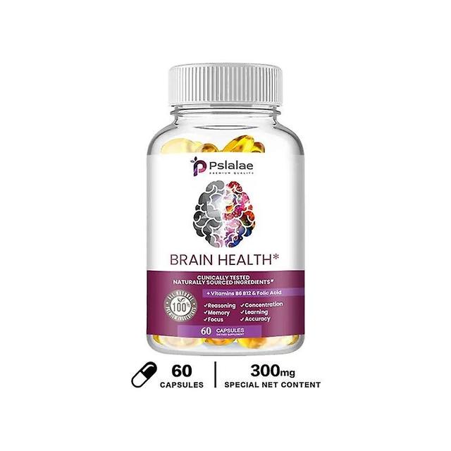 Visgaler Brain Health Capsules - Brain Supplement To Enhance Memory And Focus, Energy, Cognition And Mental Clarity 60 Capsules on Productcaster.