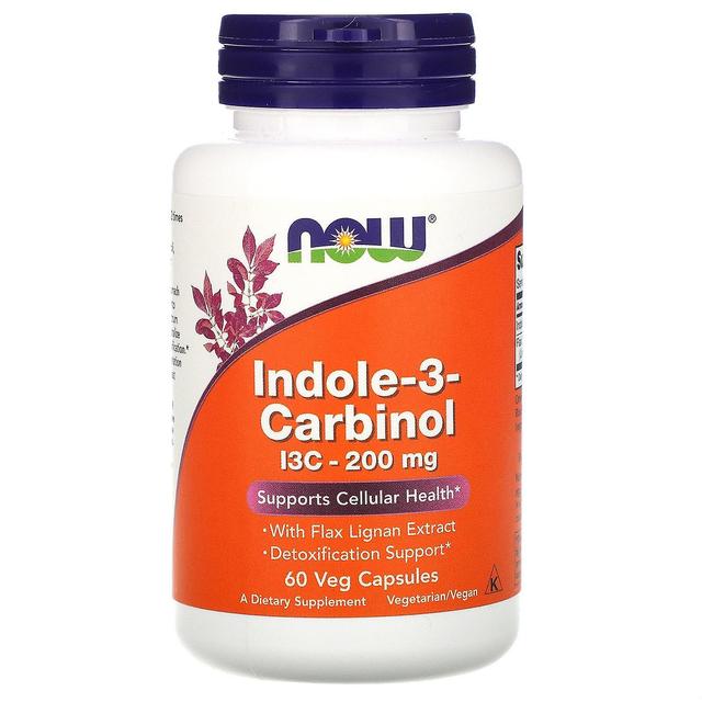 NOW Foods Jetzt Lebensmittel, Indole-3-Carbinol, 200 mg, 60 Veg Kapseln on Productcaster.