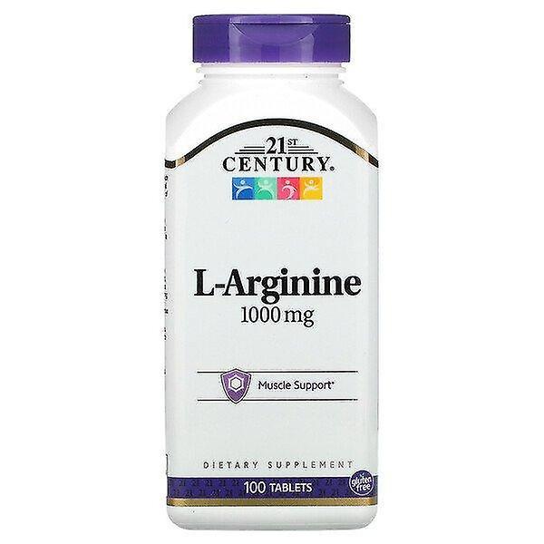 21st Century Século 21, L-arginina, 1.000 mg, 100 comprimidos on Productcaster.