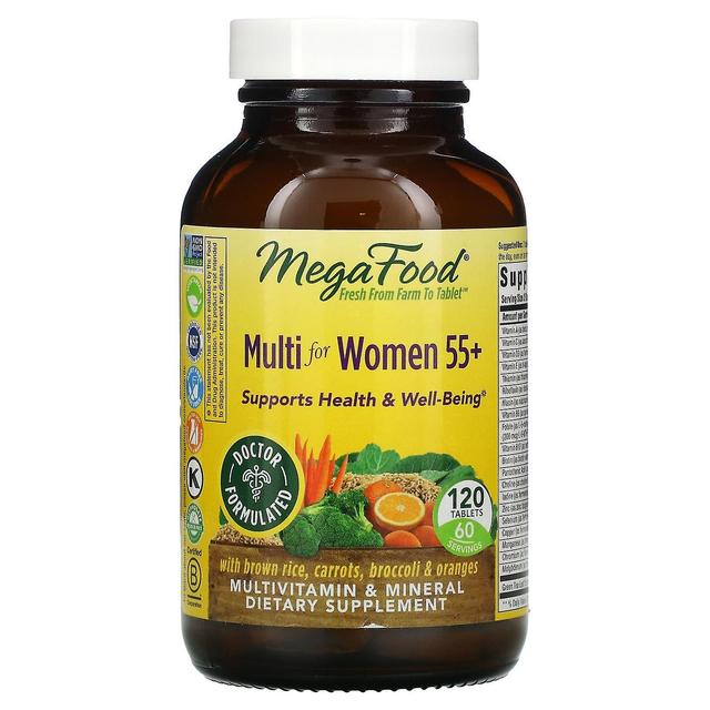 MegaFood, Multi for Women 55+, 120 Tablets on Productcaster.