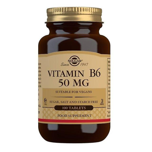 Solgar Vitamin B6 50mg tabletki 100 (12548706) on Productcaster.