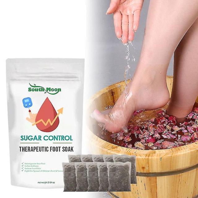 10pcs Herbal Detox & Shaping Cleansing Foot Soak, Bain de pieds amincissant pour les jambes, Bain de pieds Wormwood, Sac de bain de pieds Ginger on Productcaster.