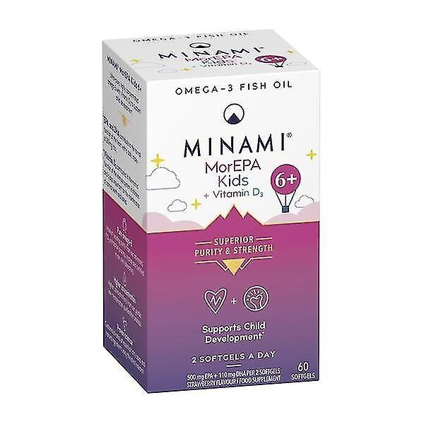 Minami Nutrition, MorEPA Mini 6 Years+, 60 Softgels on Productcaster.