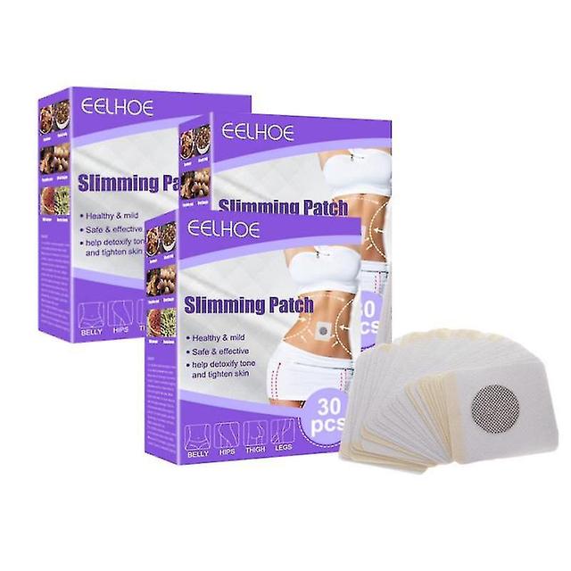 QIAN 3x Belly Slimming Patch Kit Buken Fettförbränning Diet Ökar Ämnesomsättningen Bantning Gå ner i vikt Slim Patch on Productcaster.