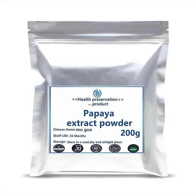 Caraele papaya extract powder papain enzyme pueraria papaya extract for Beauty Cosmetic Raw, Anti Aging 200g on Productcaster.