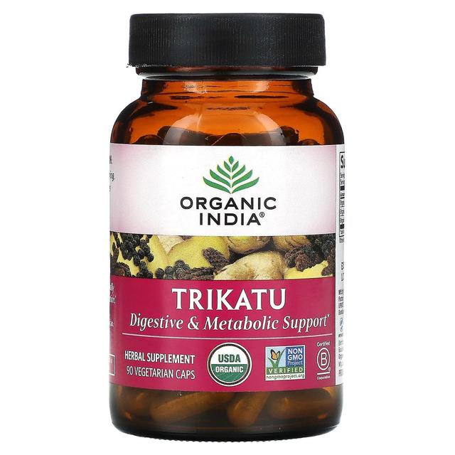 Organic India India biologica, Trikatu, 90 capsule vegetariane on Productcaster.