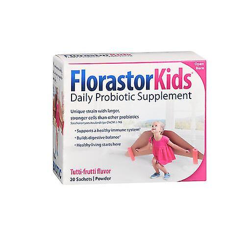 Florastor Kids Daily Probiotic Supplement Powder Tutti-Frutti Flavor, 20 Each (Pack of 4) on Productcaster.