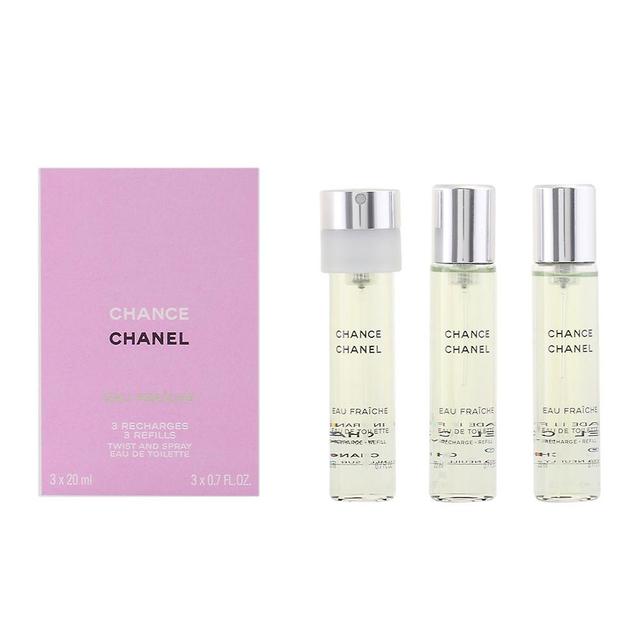 Chanel Chance Eau Fraiche Eau De Toilette Twist & Spray 3 Minen 3 X 20 Ml für Frauen on Productcaster.