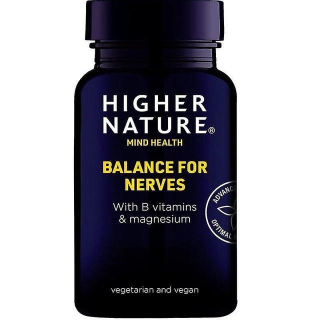 Higher Nature Højere natur Balance for Nerver Grøntsager Kapsler 30 (QBN030) on Productcaster.