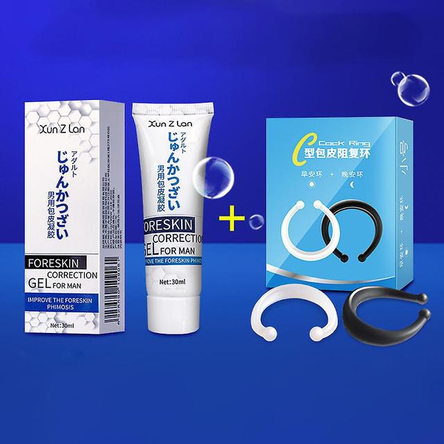 Forhuden Modstand Compound Ring Korrektion Agent Phimosis Ring Cutter Prepuce Too Long Gel Voksen sundhedspleje produkter A-B Small on Productcaster.