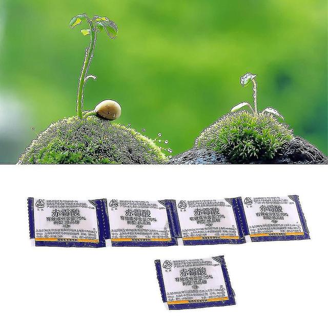 5pcs Jardín Giberellic Acid Ga3 75% soluble en agua Polvo de crecimiento de plantas blancas de alta calidad on Productcaster.